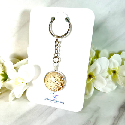 Golden Glow Keyring Handmade-Keyring-Handmadeanniversary-Handmade Anniversary