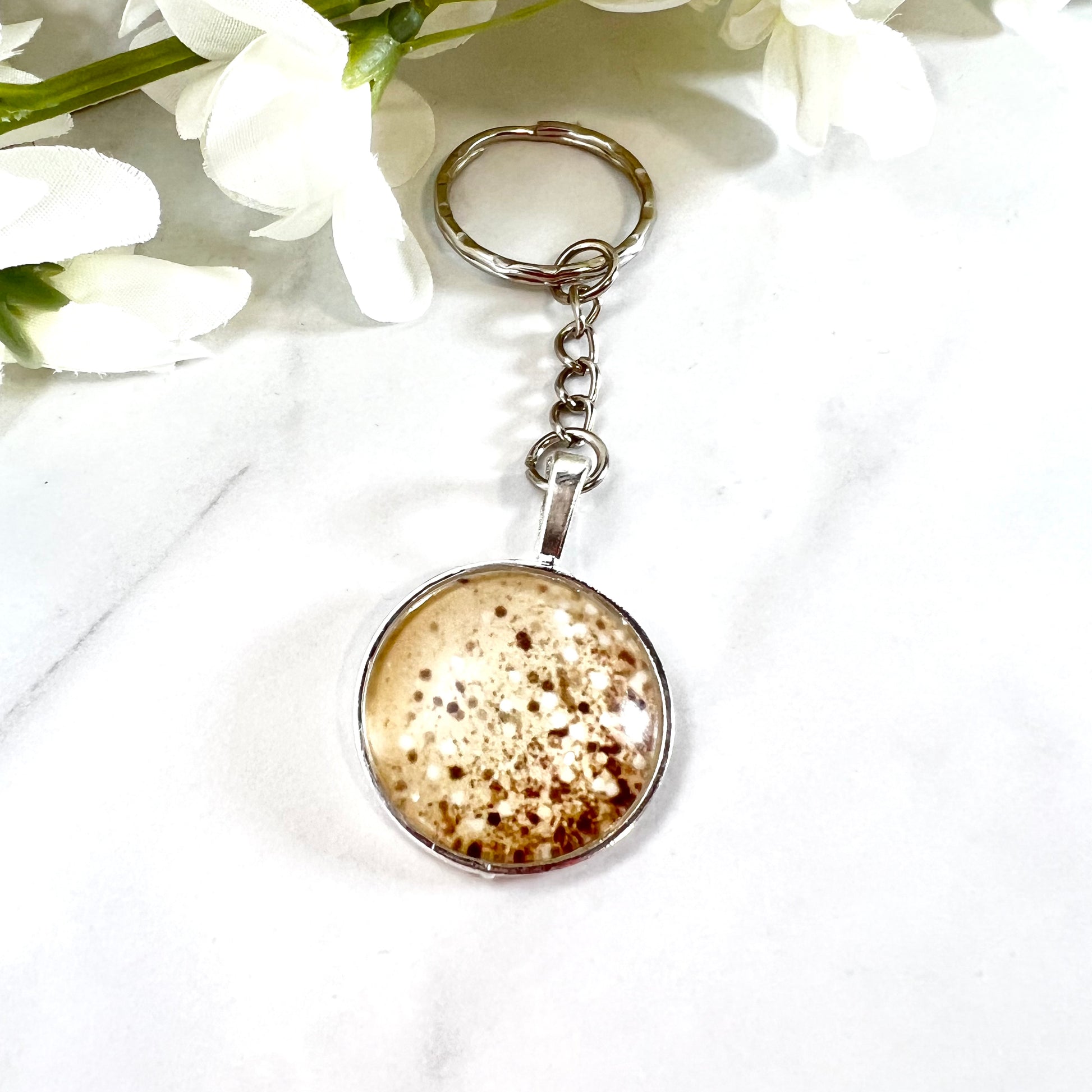 Golden Glow Keyring Handmade-Keyring-Handmadeanniversary-Handmade Anniversary