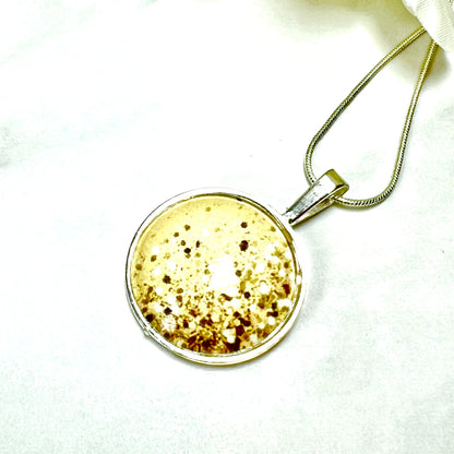 Golden Glow Pendant, Drop Earring & Bangle Gift Set Handmade-Bangle-Handmadeanniversary-Handmade Anniversary