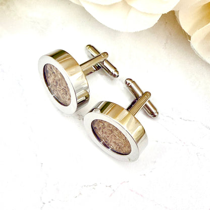 Statement Wood Anniversary Cufflinks