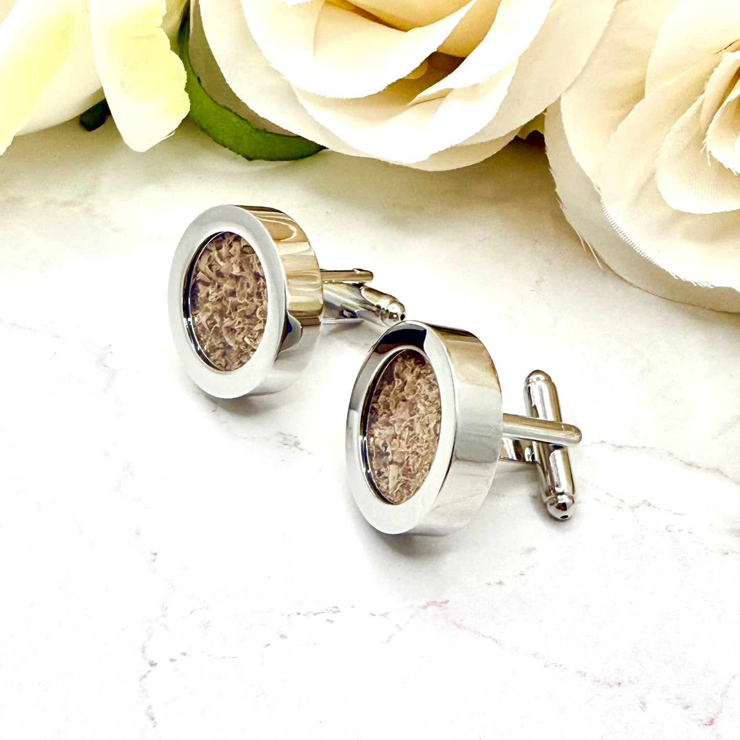 Statement Wood Anniversary Cufflinks