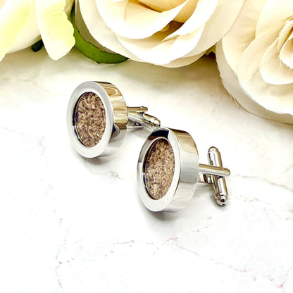 Statement Wood Anniversary Cufflinks