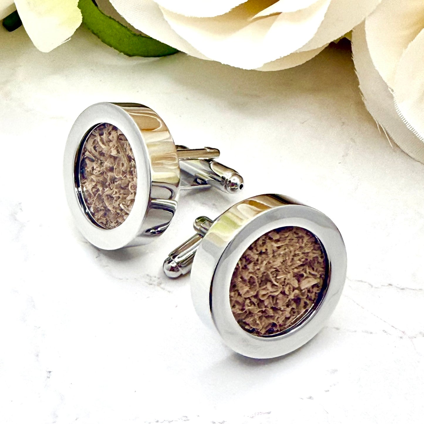 Statement Wood Anniversary Cufflinks