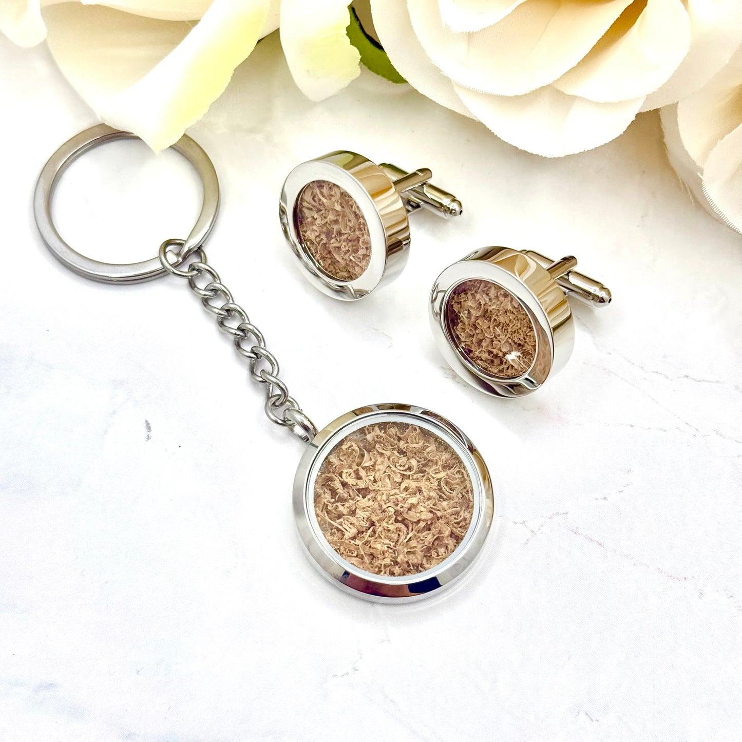 Statement Wood Anniversary Cufflinks