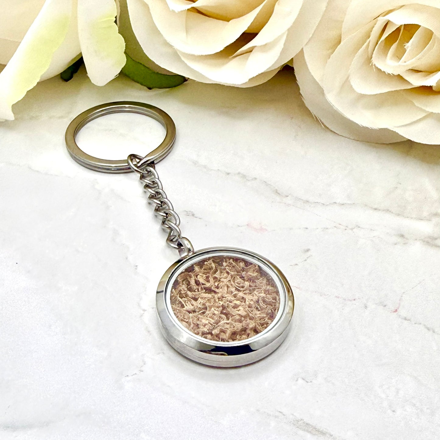 Statement Wood Anniversary Keyring