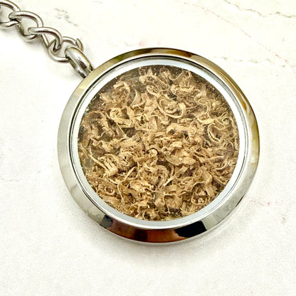 Statement Wood Anniversary Keyring