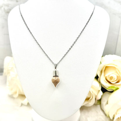 Wood Anniversary Pendant & Earring Set | Choice of Stud or Huggie Earrings