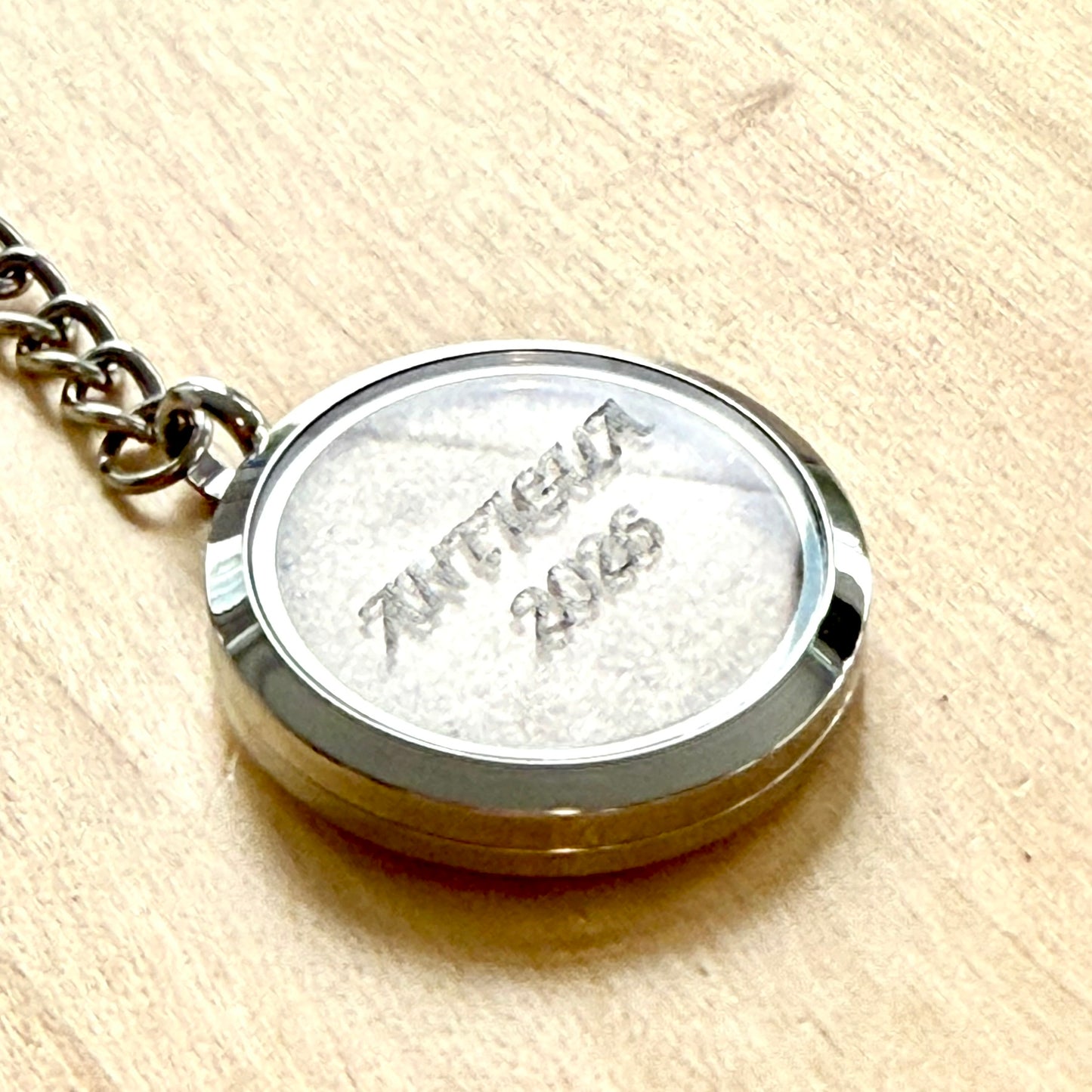 Luxury Personalised Honeymoon Sand Keyring