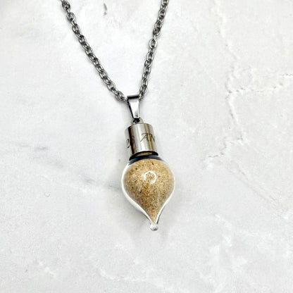 Luxury Personalised Honeymoon Sand Pendant