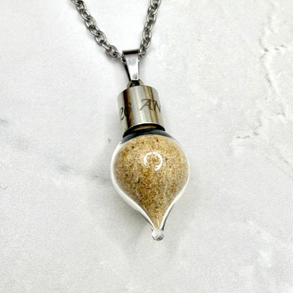Luxury Personalised Honeymoon Sand Pendant