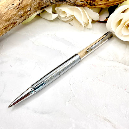 Personalised Honeymoon Sand Ballpoint Pen & Box