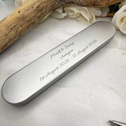 Personalised Honeymoon Sand Ballpoint Pen & Box