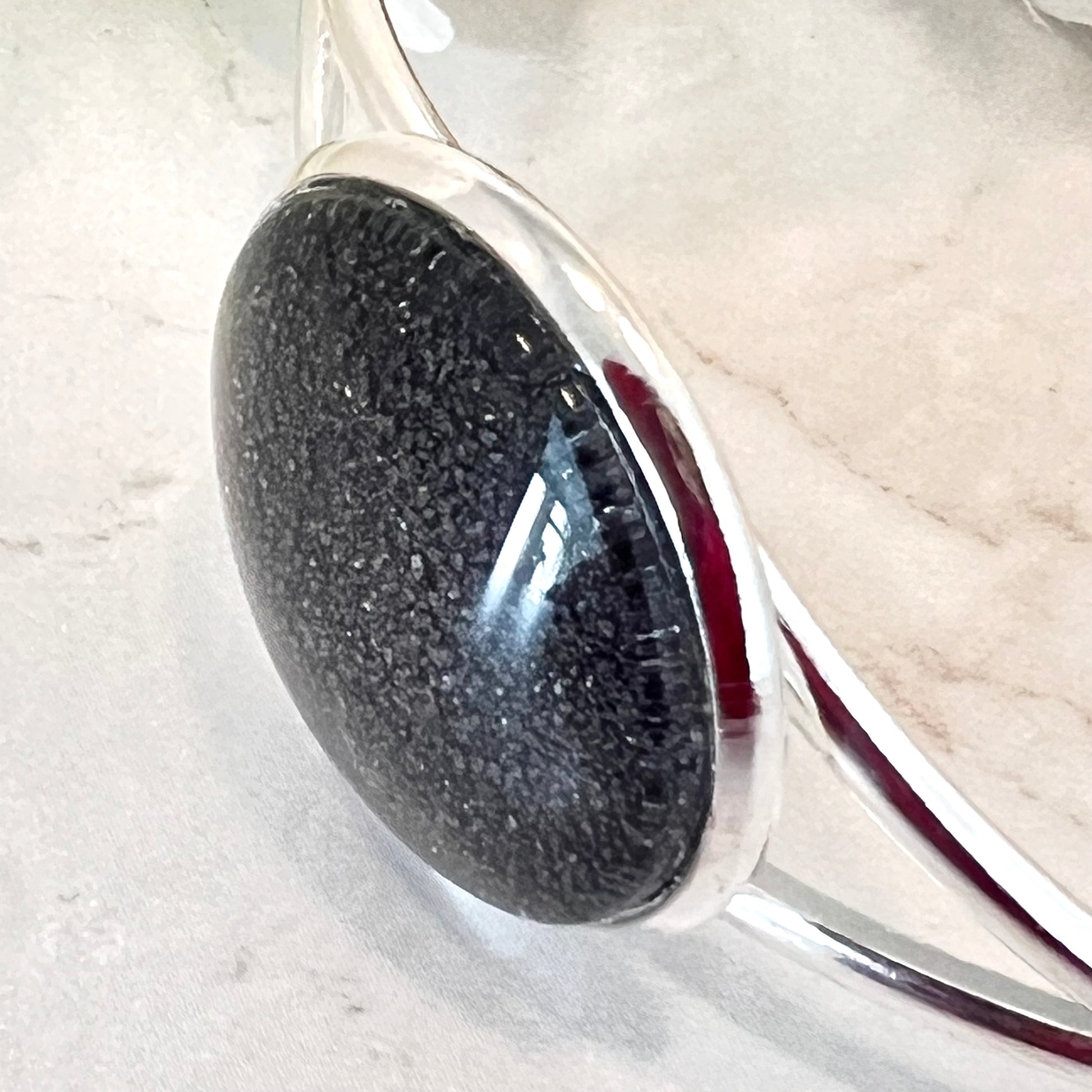 Iron 6th Anniversary Bangle Bracelet Handmade-Bangle-Handmadeanniversary-Handmade Anniversary