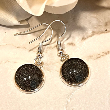 Iron 6th Anniversary Drop Earrings Handmade-Earrings-Handmadeanniversary-Handmade Anniversary