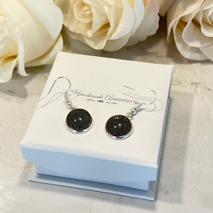 Iron 6th Anniversary Drop Earrings Handmade-Earrings-Handmadeanniversary-Handmade Anniversary