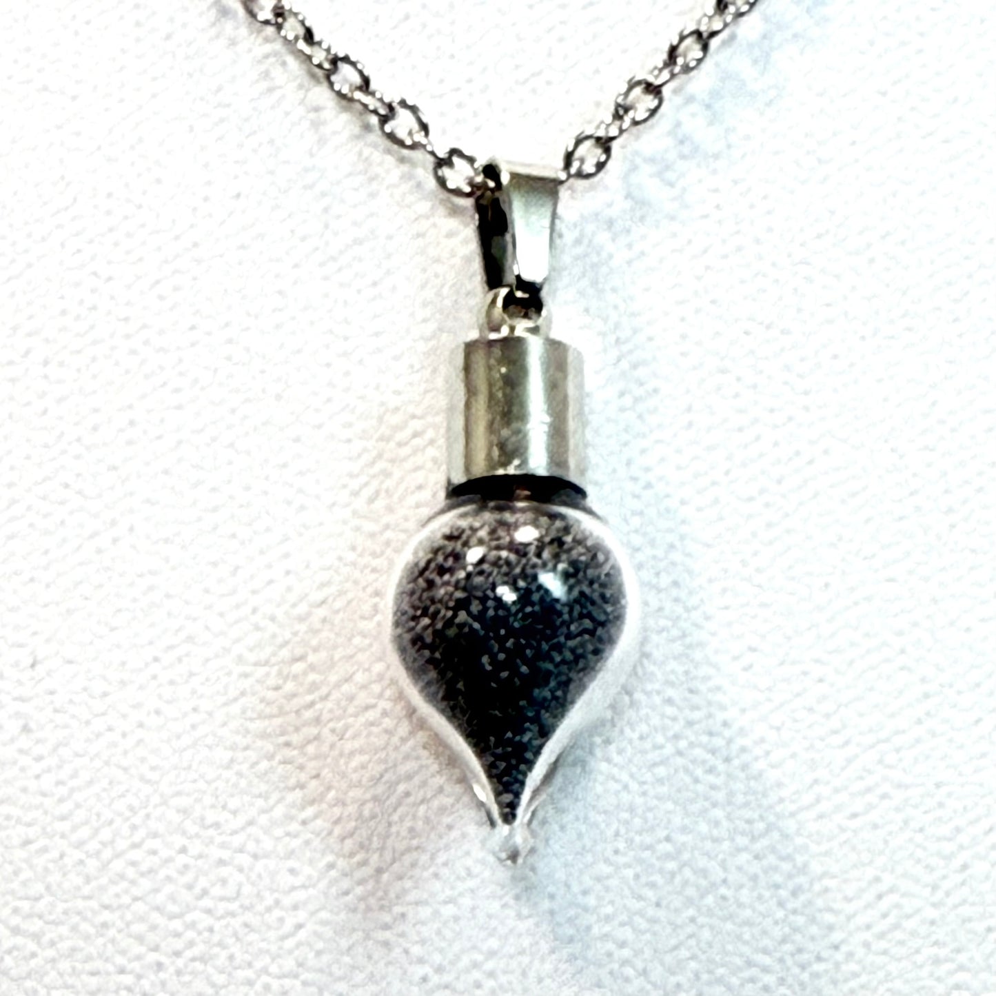 Iron 6th Anniversary Drop Pendant & Necklace Jewellery Set Handmade-Pendant & Earrings-Handmadeanniversary-Handmade Anniversary