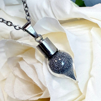 Iron 6th Anniversary Drop Pendant & Necklace Jewellery Set Handmade-Pendant & Earrings-Handmadeanniversary-Handmade Anniversary