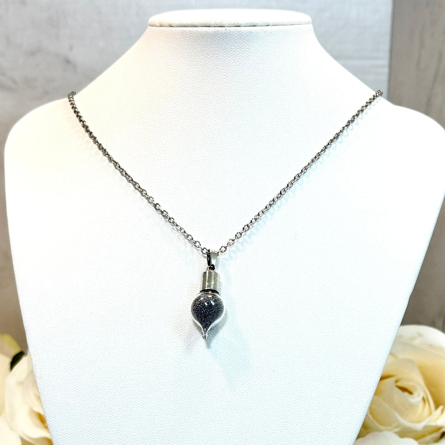 Iron 6th Anniversary Drop Pendant & Necklace Jewellery Set Handmade-Pendant & Earrings-Handmadeanniversary-Pendant Only-Handmade Anniversary