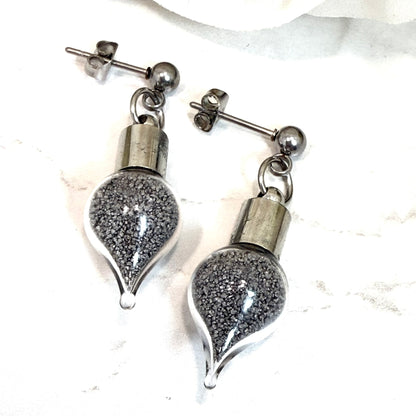 Iron 6th Anniversary Stud Earrings Handmade-Pendant & Earrings-Handmadeanniversary-Earrings Only-Handmade Anniversary