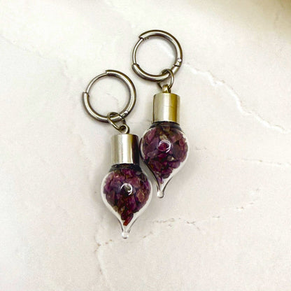 Luxury 40th Anniversary Jewellery Set – Pendant & Earrings with Natural Raw Ruby Chips | Elegant Ruby Gift for Her