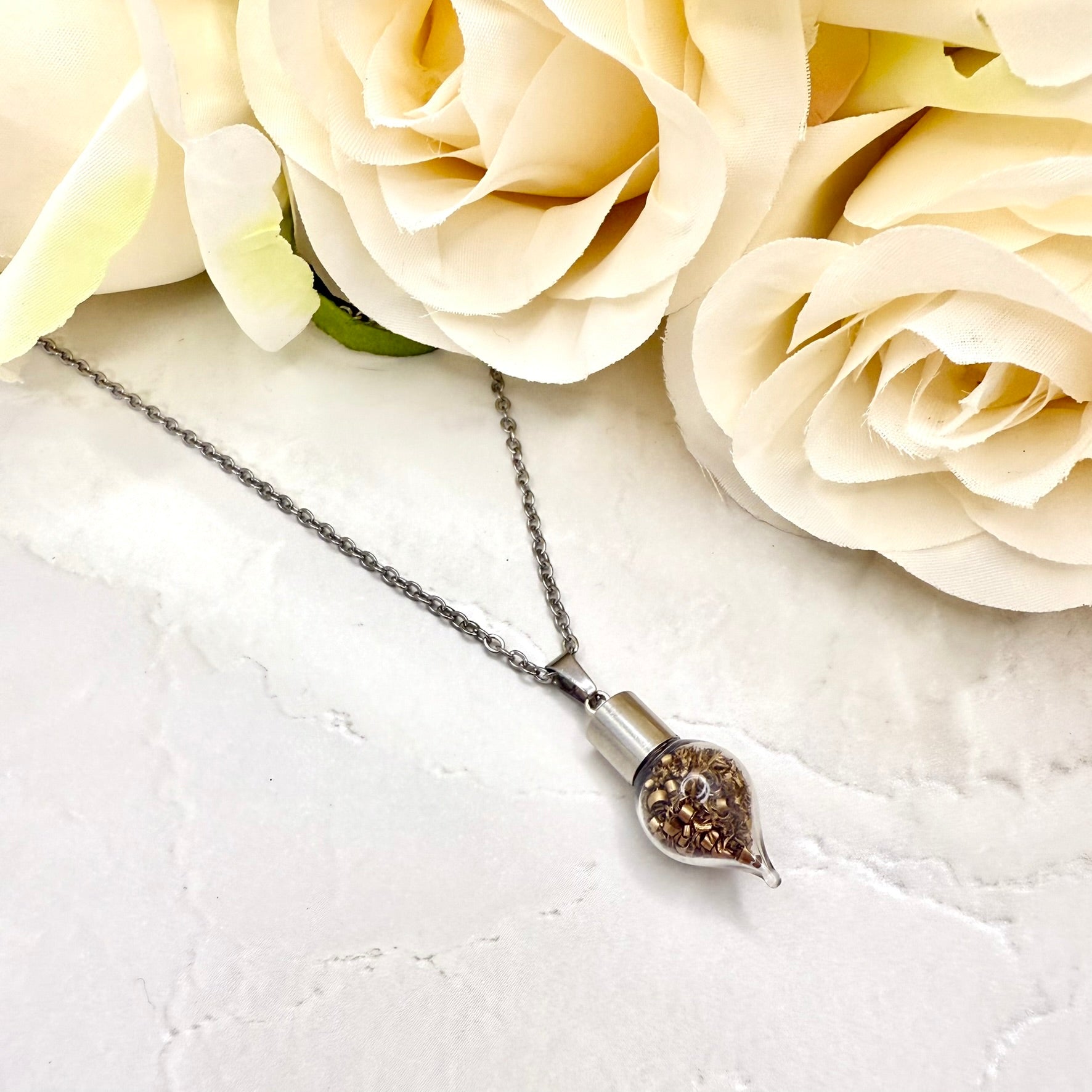 Luxury Bronze 19th Wedding Anniversary Jewelry Set – Pendant & Earrings-Pendant & Earrings-Handmadeanniversary-Handmade Anniversary