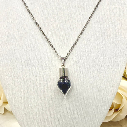 Luxury Sapphire Pendant – 45th Wedding Anniversary Necklace | Elegant Gift for Her