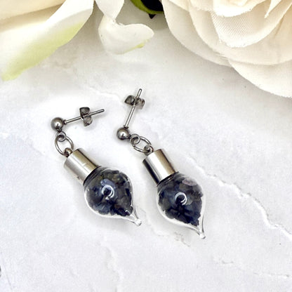 Luxury Sapphire Stud Earrings – 45th Wedding Anniversary Jewellery Gift