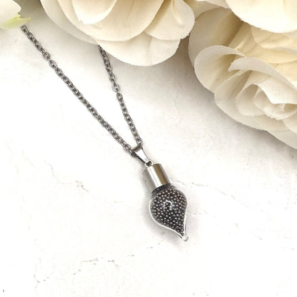 Luxury Statement Stainless Steel 11th Anniversary Pendant Handmade-Pendant & Earrings-Handmade Anniversary