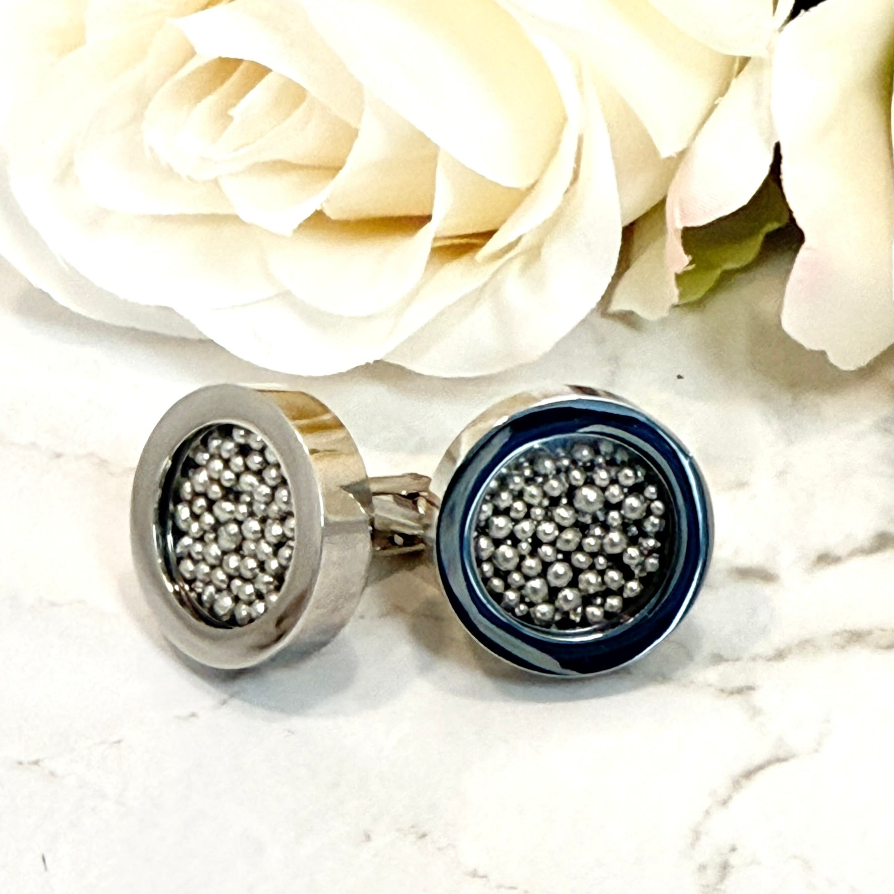 Luxury Statement Tin 10th Anniversary Cufflinks Handmade-Cufflinks-Handmadeanniversary-Handmade Anniversary