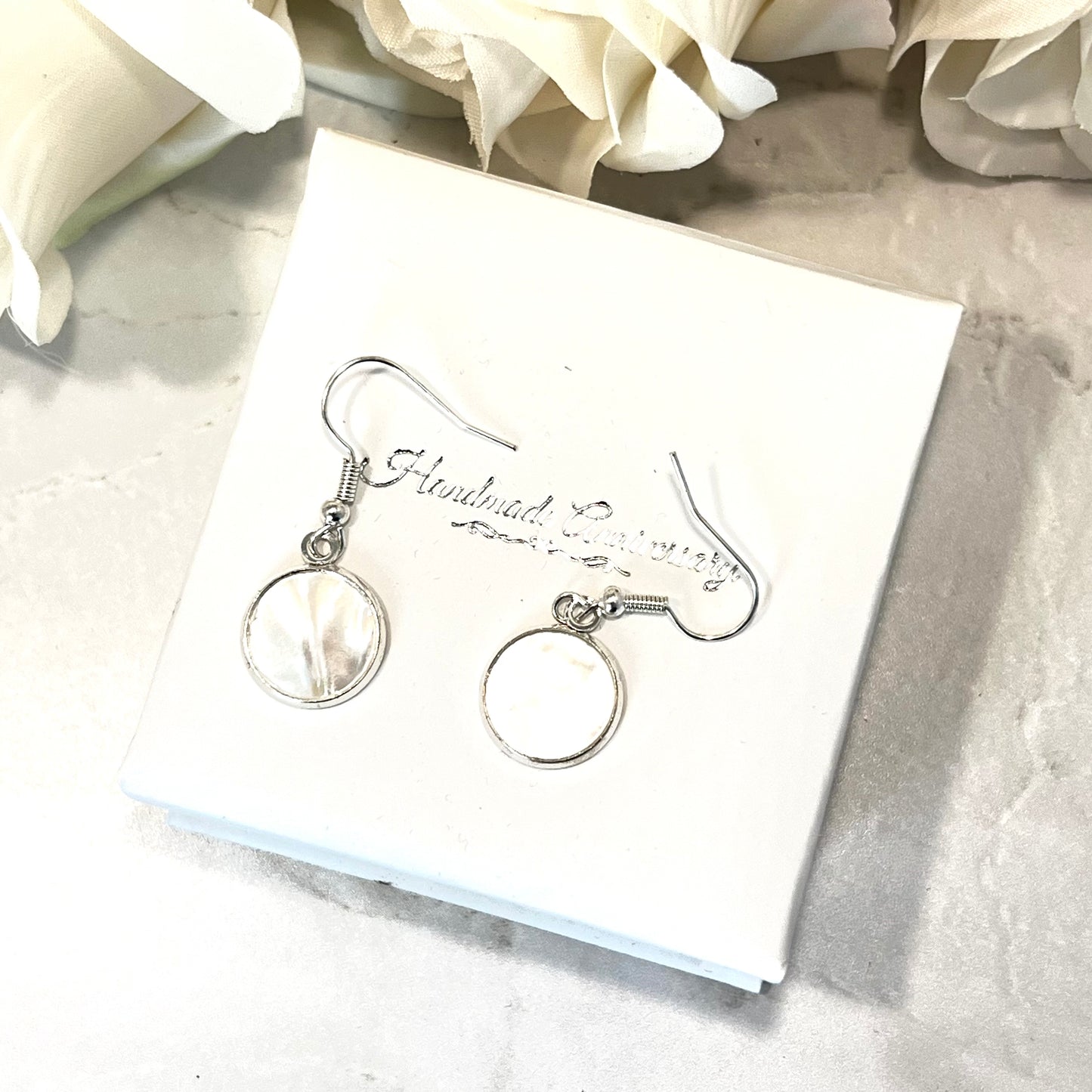 Pearl 30th Anniversary Drop Earrings Handmade-Earrings-Handmadeanniversary-Handmade Anniversary