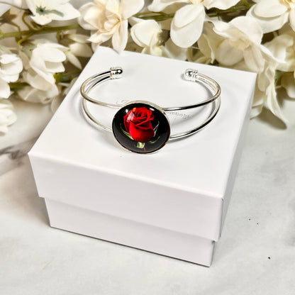 Rose Bangle Bracelet Handmade-Bangle-Handmadeanniversary-Handmade Anniversary