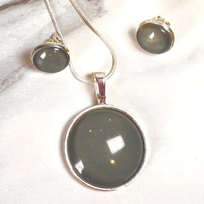 Tin 10th Anniversary Earrings Handmade-Earrings-Handmadeanniversary-Handmade Anniversary