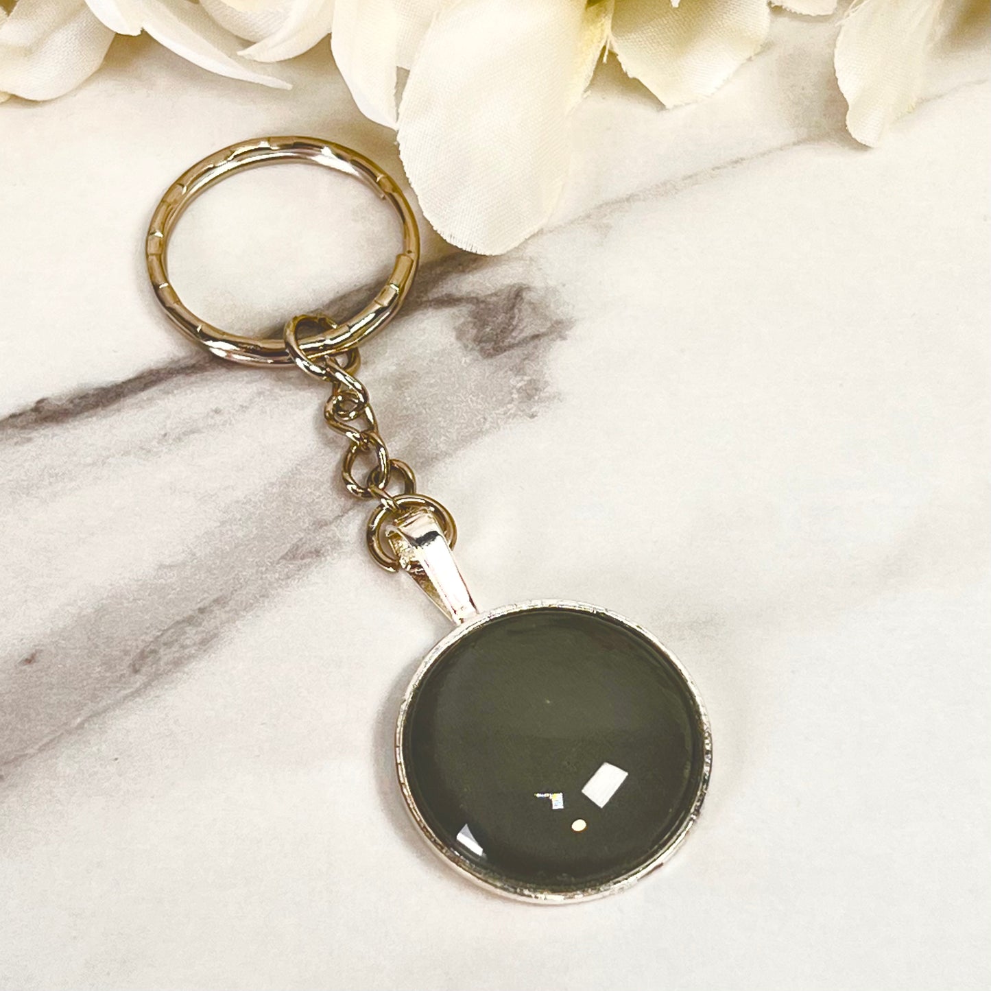 Tin 10th Anniversary Keyring Handmade-Keyring-Handmadeanniversary-Handmade Anniversary