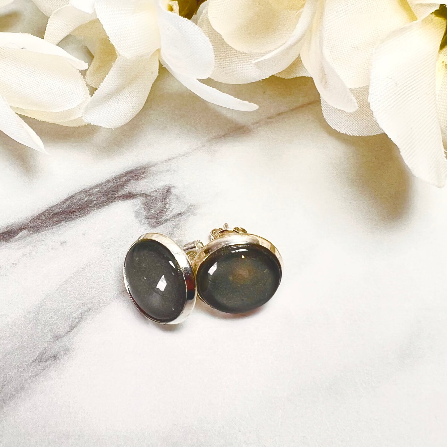 Tin 10th Anniversary Pendant & Earrings Jewellery Set Handmade-Pendant & Earrings-Handmadeanniversary-Handmade Anniversary