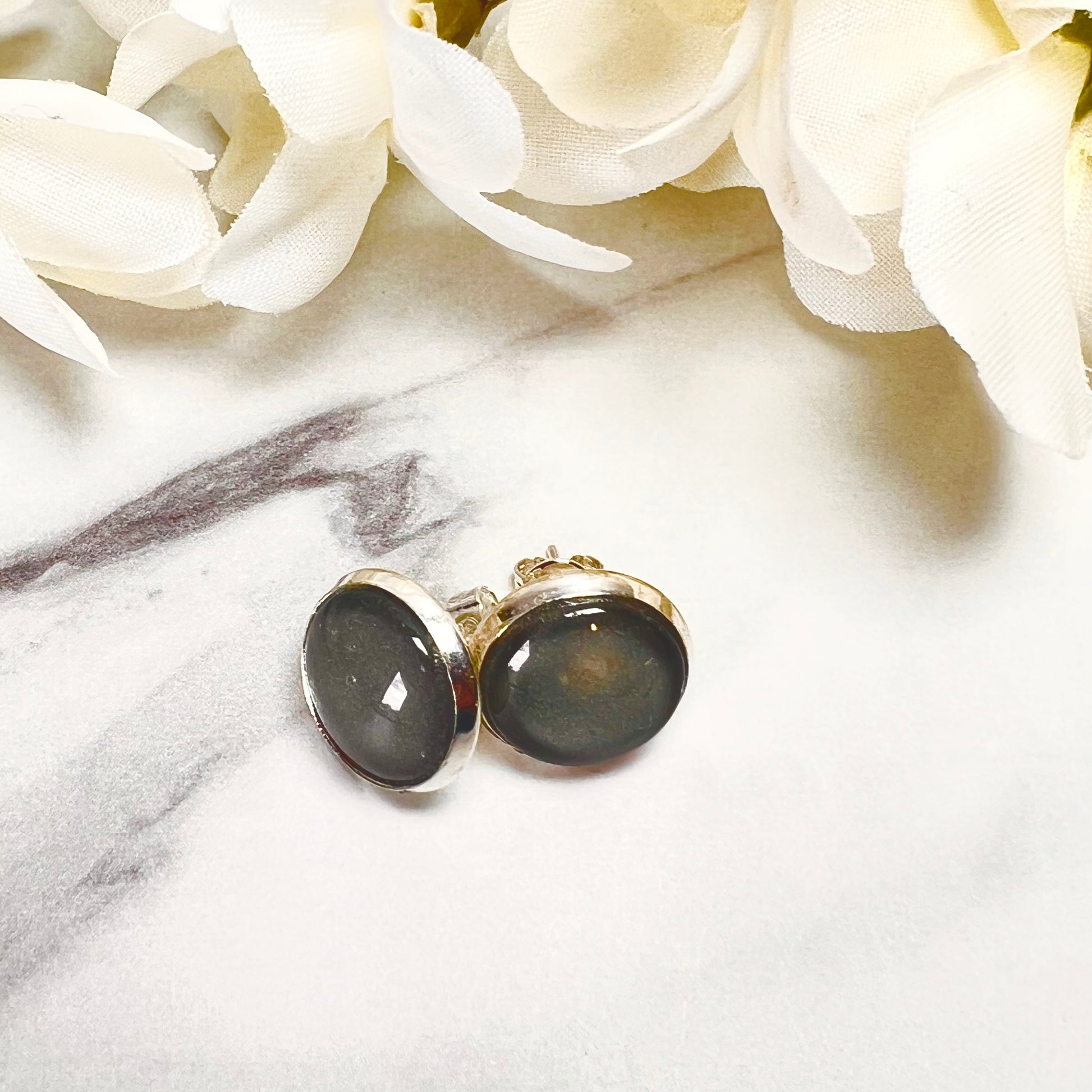 Tin 10th Anniversary Pendant & Earrings Jewellery Set Handmade-Pendant & Earrings-Handmadeanniversary-Handmade Anniversary