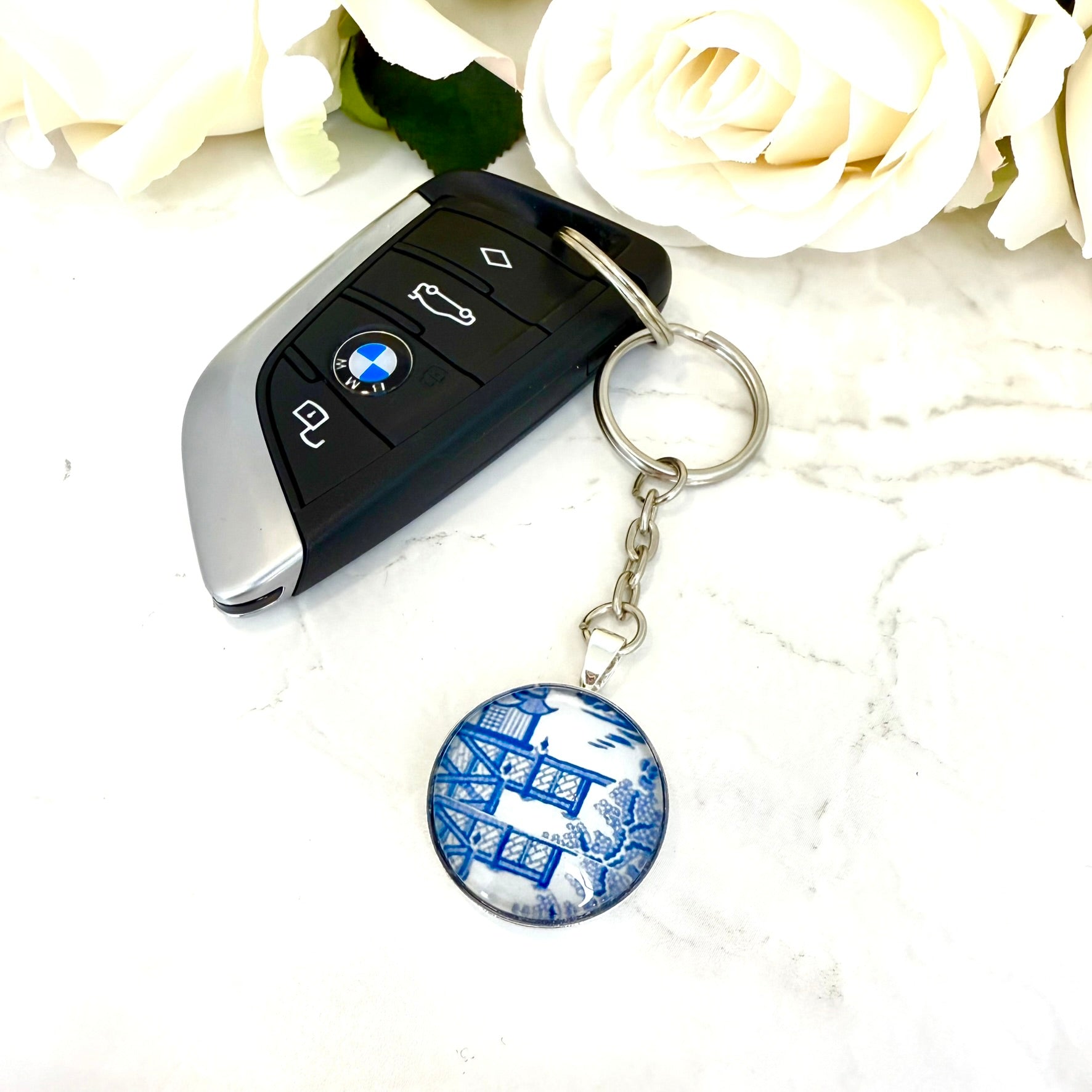 Willow 9th Anniversary Keyring Handmade-Keyring-Handmadeanniversary-Handmade Anniversary