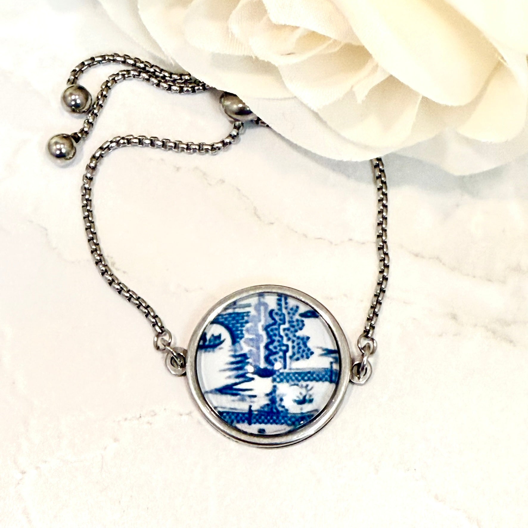 Willow Bracelet 9th Anniversary Multi Link Handmade-Bangle-Handmadeanniversary-One Setting-Handmade Anniversary