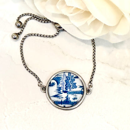 Willow Bracelet 9th Anniversary Multi Link Handmade-Bangle-Handmadeanniversary-One Setting-Handmade Anniversary