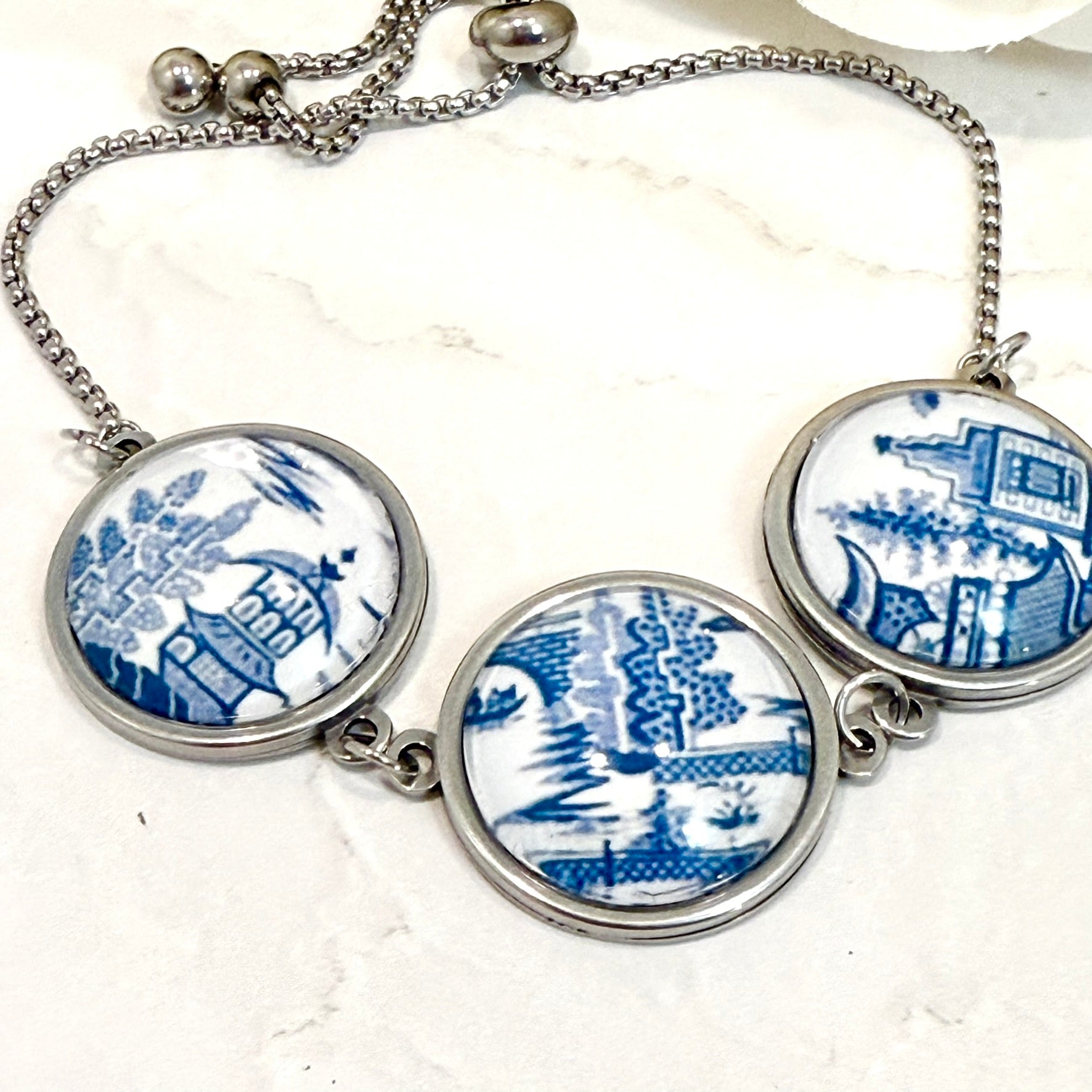 Willow Bracelet 9th Anniversary Multi Link Handmade-Bangle-Handmadeanniversary-Handmade Anniversary