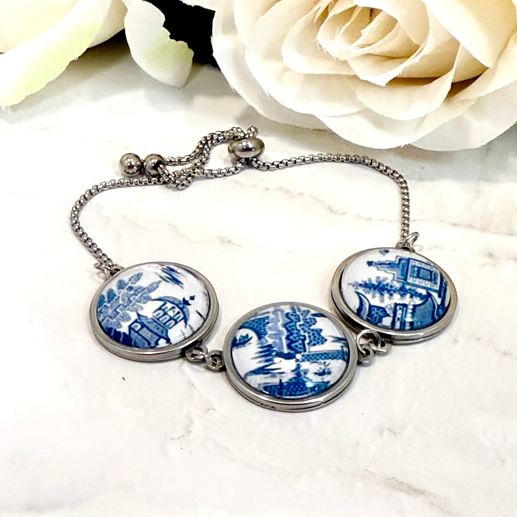 Willow Bracelet 9th Anniversary Multi Link Handmade-Bangle-Handmadeanniversary-Handmade Anniversary