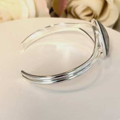 Lace 13th Anniversary Bangle Bracelet Handmade