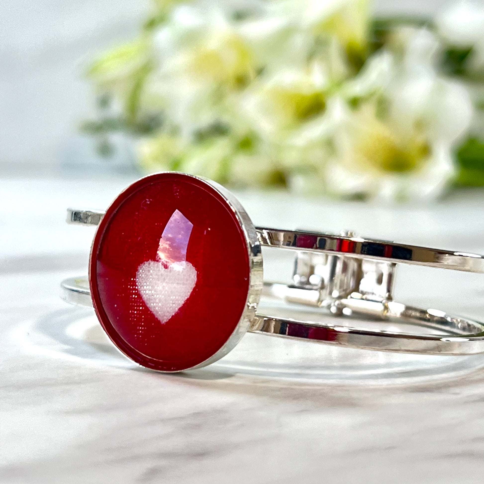 Cotton 2nd Anniversary Bangle Bracelet Handmade-Bangle-Handmadeanniversary-Handmade Anniversary