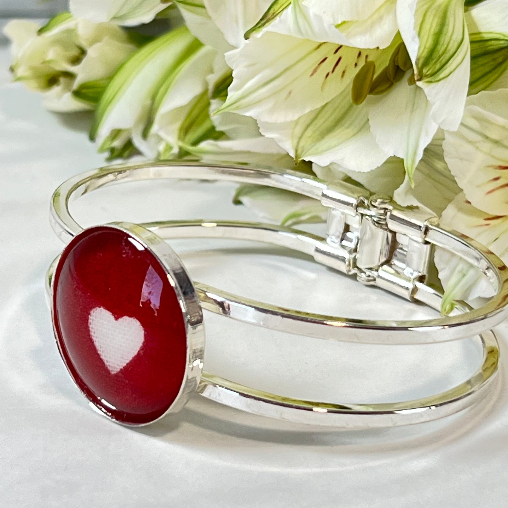 Cotton 2nd Anniversary Bangle Bracelet Handmade-Bangle-Handmadeanniversary-Handmade Anniversary