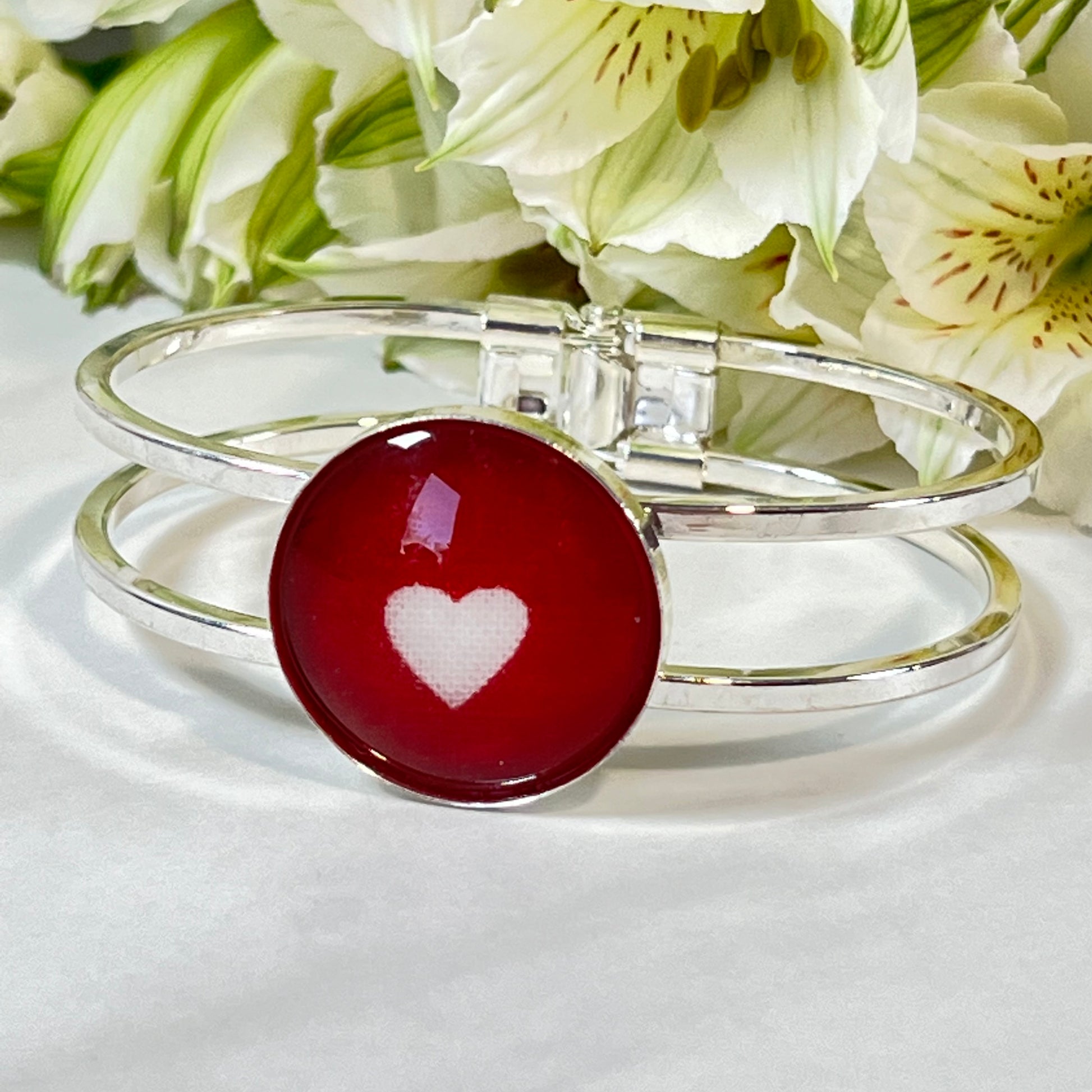 Cotton 2nd Anniversary Bangle Bracelet Handmade-Bangle-Handmadeanniversary-Handmade Anniversary