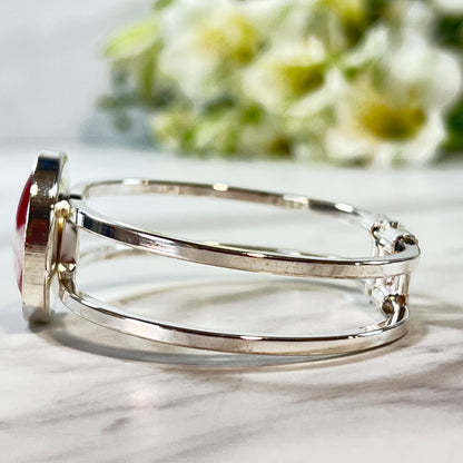 Cotton 2nd Anniversary Bangle Bracelet Handmade-Bangle-Handmadeanniversary-Handmade Anniversary