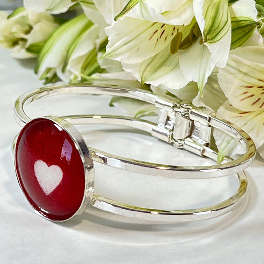 Cotton 2nd Anniversary Bangle Bracelet Handmade-Bangle-Handmadeanniversary-Handmade Anniversary