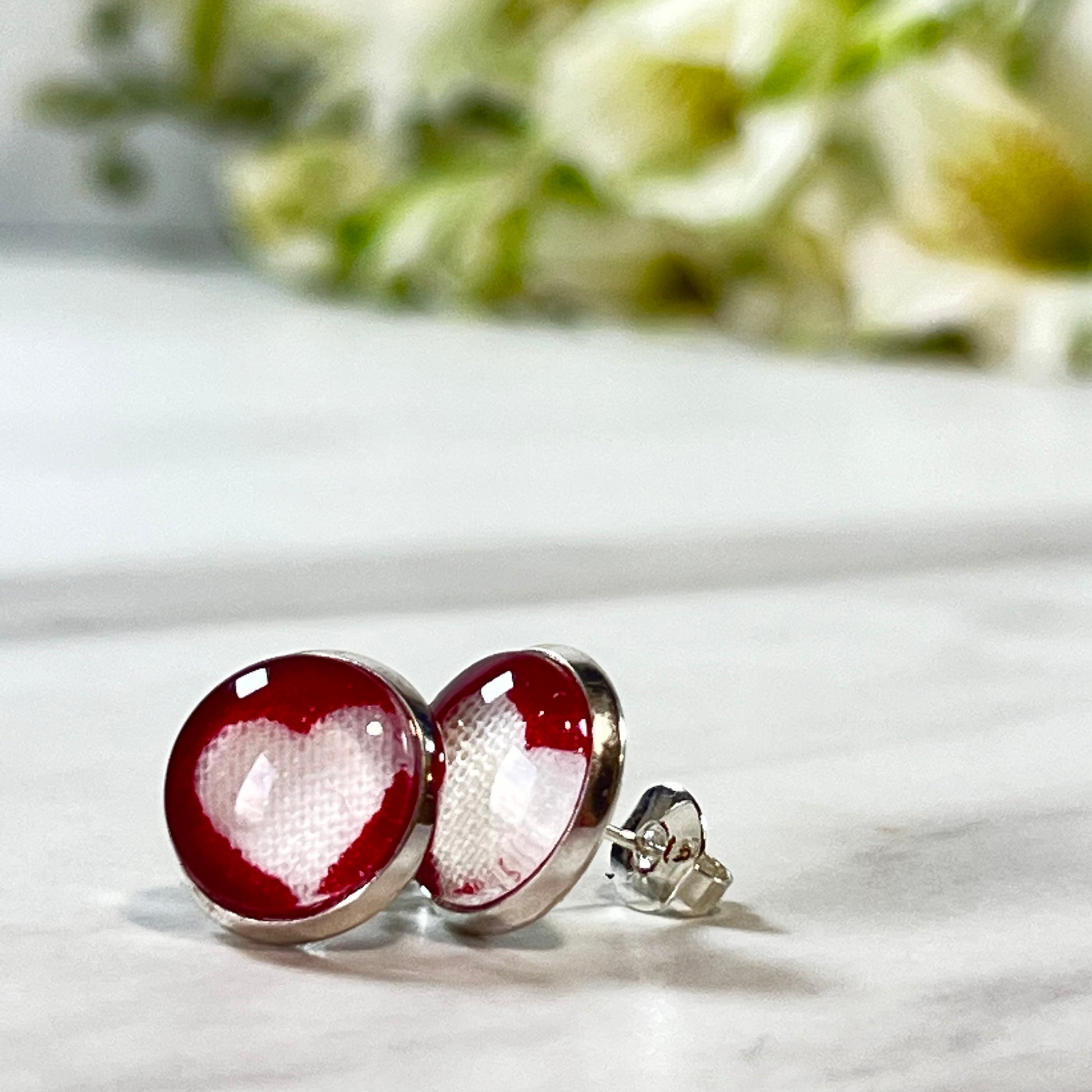 Cotton 2nd Anniversary Earrings Handmade-Earrings-Handmadeanniversary-Handmade Anniversary