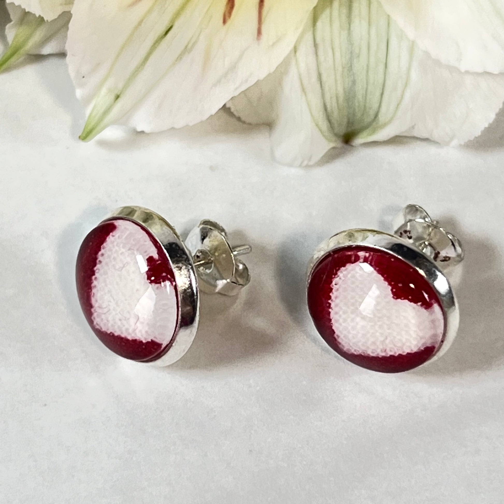 Cotton 2nd Anniversary Earrings Handmade-Earrings-Handmadeanniversary-Handmade Anniversary