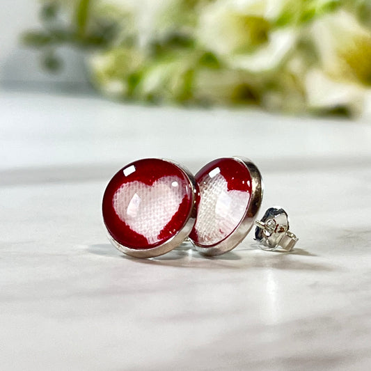 Cotton 2nd Anniversary Earrings Handmade-Earrings-Handmadeanniversary-Handmade Anniversary
