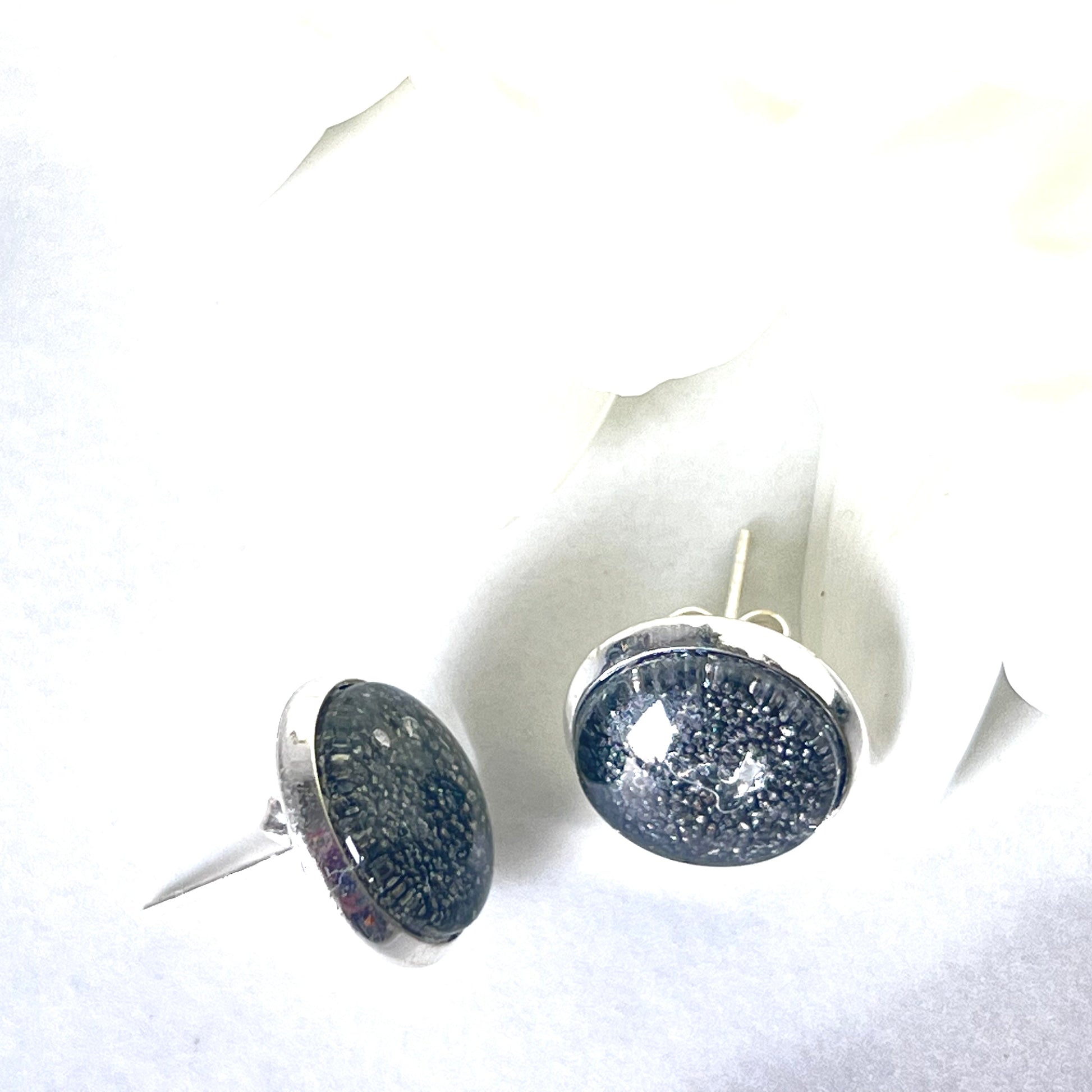 Iron 6th Anniversary Pendant & Earrings Silver Plated Jewellery Set Handmade-Pendant & Earrings-Handmadeanniversary-Handmade Anniversary